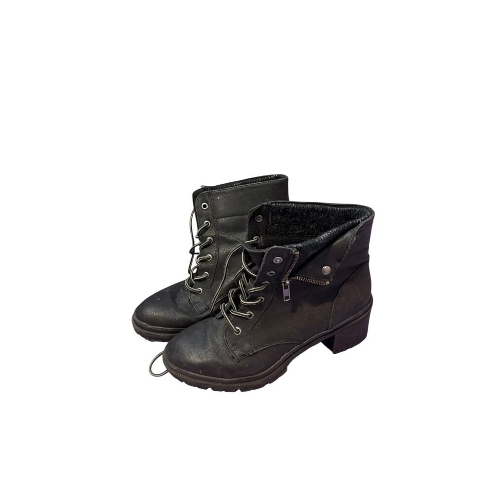 SOS Black Ankle Boots – Size 9.5